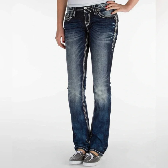 Rock Revival Berry Straight Stretch Jean size 28 by 31 inseam - Picture 2 of 13